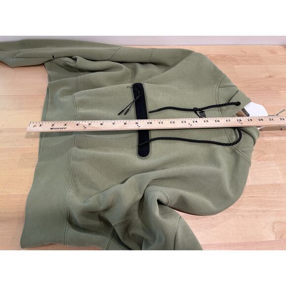 Nike Sweatshirt Women's XS Tech Fleece Oversized Crop Pullover Hoodie DR4973 334 - Picture 5 of 8